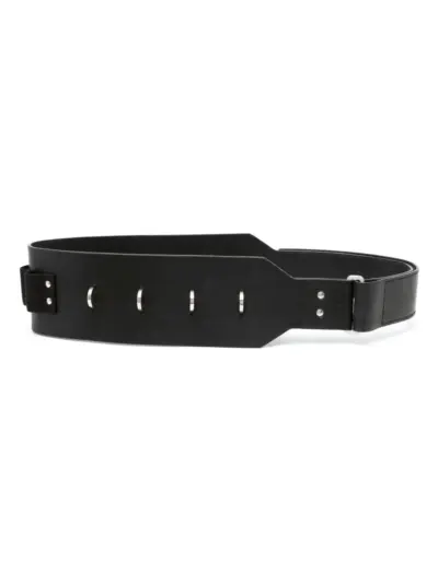 Rick Owens cargo leather belt - Black