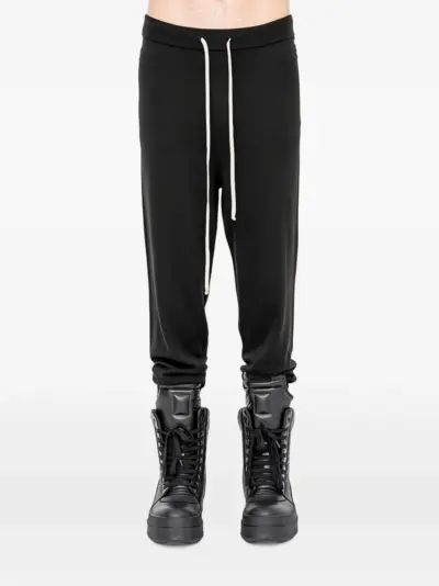 Rick Owens drawstring-waist track pants - Black
