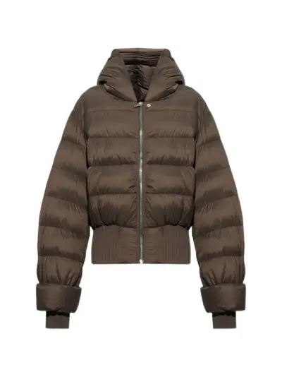 Rick Owens hooded jacket - Brown