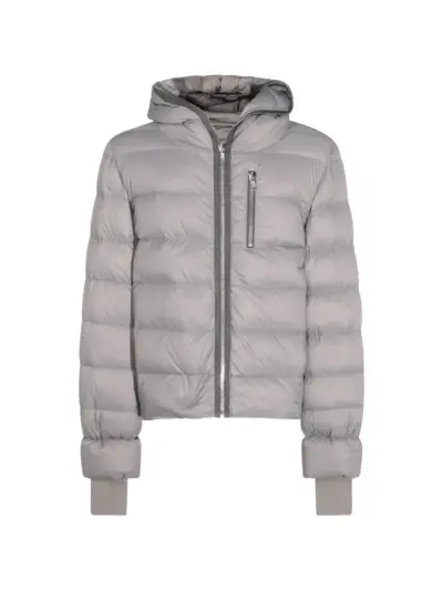Rick Owens hooded padded jacket - Grey