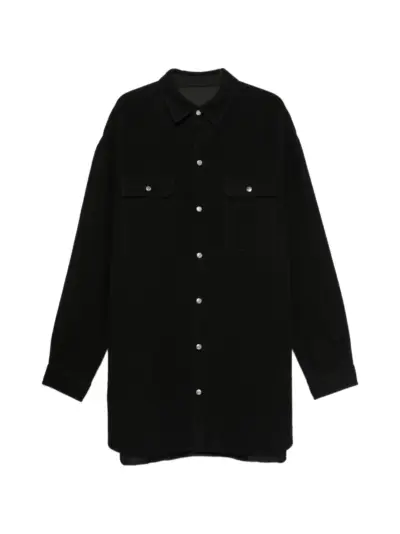Rick Owens long-sleeves coat - Black
