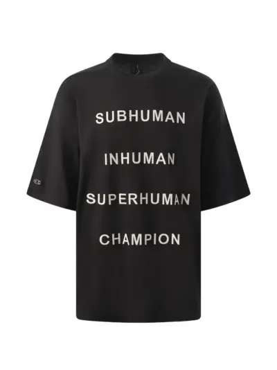 Rick Owens x Champion T-shirt - Black