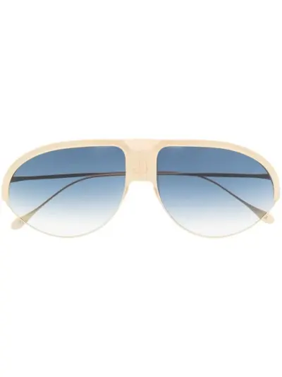 Rigards oversized-frame sunglasses - Gold