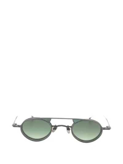 Rigards round-frame clip-on sunglasses - Grey
