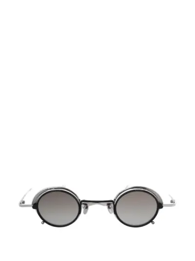 Rigards x Ziggy Chen Vintage round-frame clip-on glasses - Silver