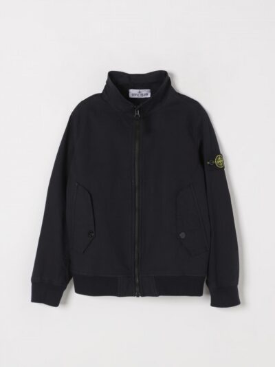 STONE ISLAND JUNIOR Jacket Kids color Black