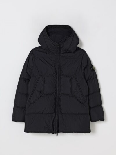 STONE ISLAND JUNIOR Jacket Kids color Black