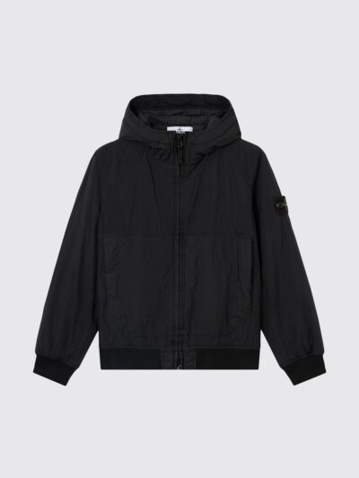 STONE ISLAND JUNIOR Jacket Kids color Black