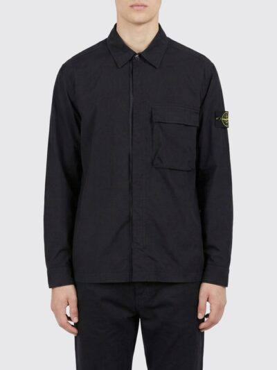STONE ISLAND Jacket Men color Black