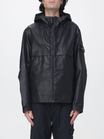 STONE ISLAND Jacket Men color Black