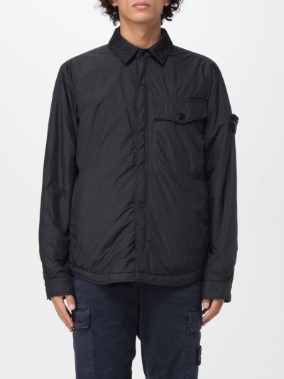 STONE ISLAND Jacket Men color Black