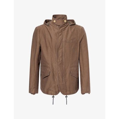 Sacai Mens Sacai Flap-Pocket Cotton Jacket