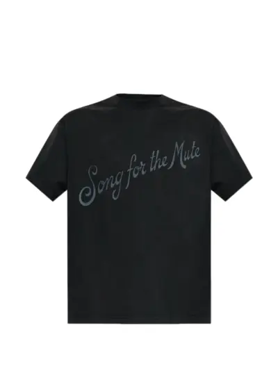 Song For The Mute logo-print T-shirt - Black