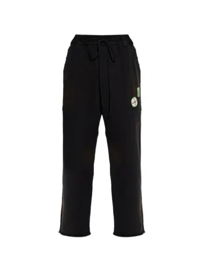 Song For The Mute patch-detail track pants - Black