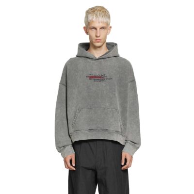 Song for the Mute ''It's A Holiday'' Relaxed Hoodie French Terry