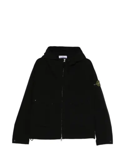 Stone Island 4100052 light compact touch poly-tc jacket - Black