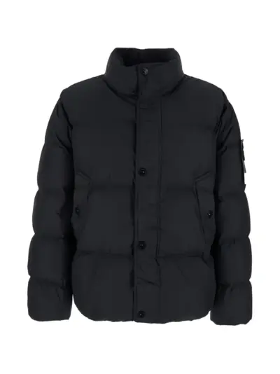 Stone Island 4100109 crinkle reps ny jacket - Black