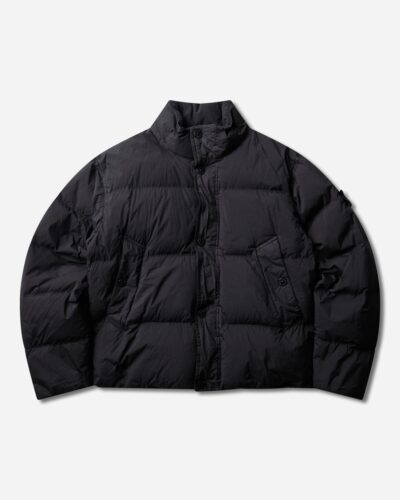 Stone Island Men s Crinkle Reps NY Down Jacket Black