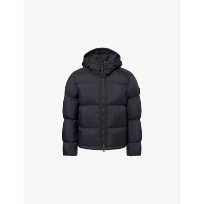 Stone Island Mens Stone Island Ripstop Cordura® Nylon-Down Jacket