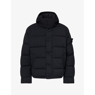 Stone Island Mens Stone Island Ripstop-Tc Ghost Wool Down Puffer Jacket