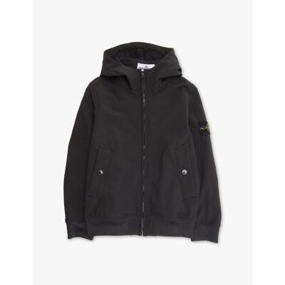 Stone Island Stone Island Compass-Badge Hooded Woven Jacket 4-14 Years