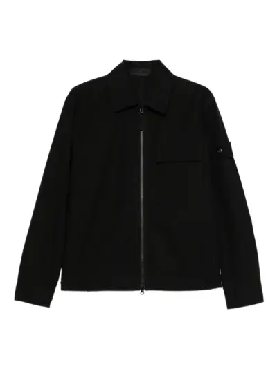 Stone Island zip-fastening jacket - Black