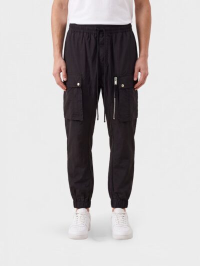 THOM KROM Technical Fabric Cargo Trousers with Drawstring Waist
