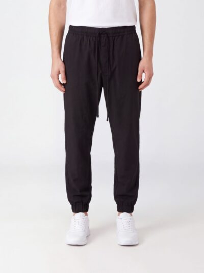 THOM KROM Technical Fabric Joggers with Drawstring and Cargo Pockets