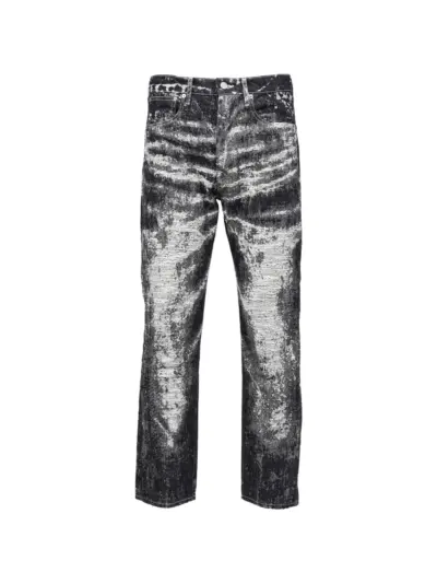 Taakk faded-effect jeans - Black