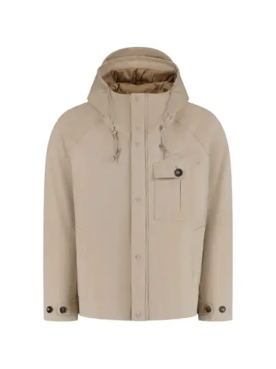 Ten C Cardinal hooded jacket - Neutrals