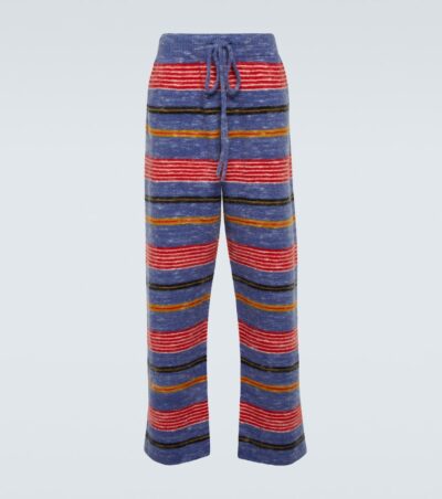 The Elder Statesman Jasper striped cashmere-blend pants