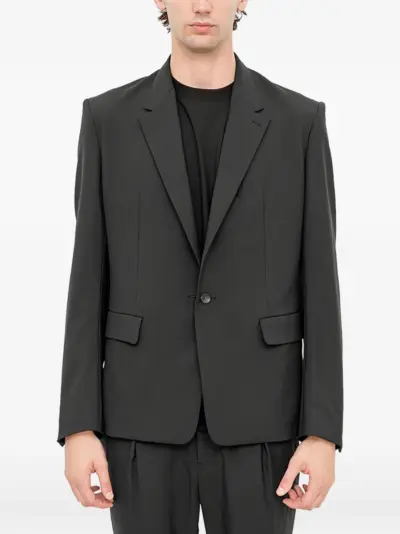 The Viridi-Anne wool single-breasted blazer - Black