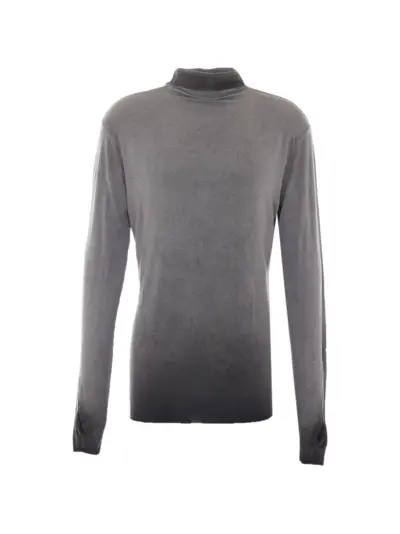 Thom Krom cold-dye turtleneck T-shirt - Grey
