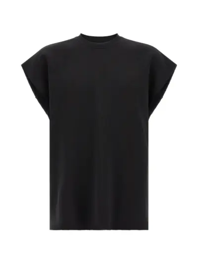Thom Krom cotton short-sleeve sweatshirt - Black