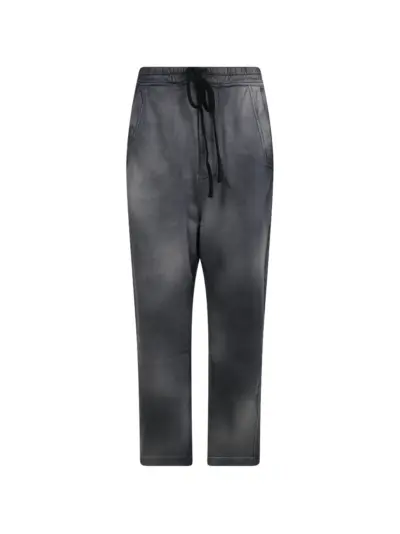 Thom Krom faded drawstring trousers - Grey