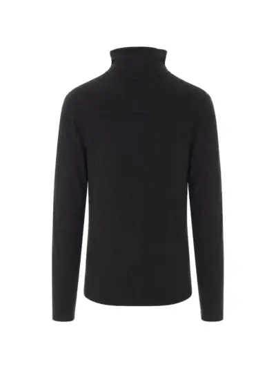 Thom Krom high-neck panelled sweater - Black