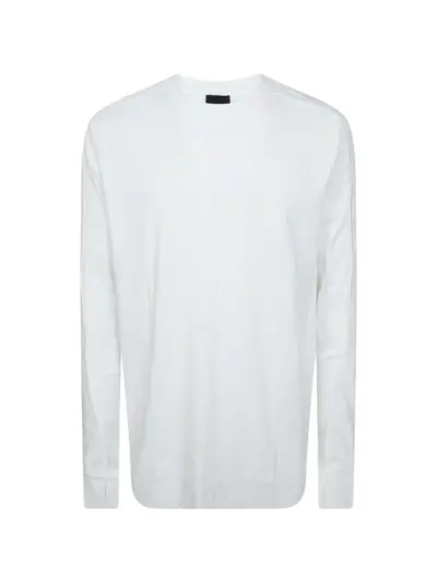 Thom Krom ribbed-knit long-sleeve T-shirt - White