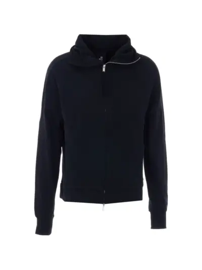 Thom Krom zip-up hoodie - Black