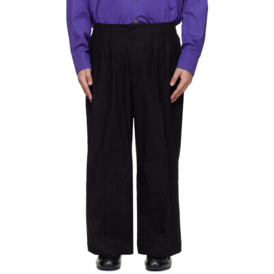 Toogood Black 'The Magician' Trousers
