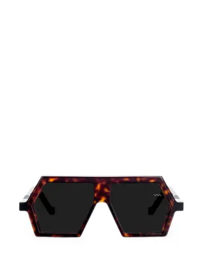 VAVA Eyewear geometric-frame sunglasses - Brown