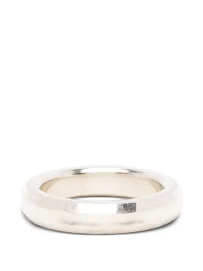 WERKSTATT:MÜNCHEN Classic Round Edges ring - Silver