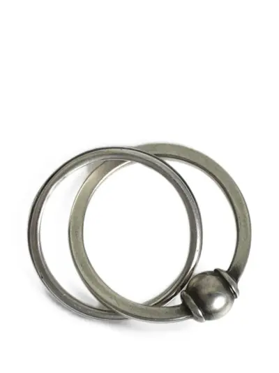 WERKSTATT:MÜNCHEN Ring In Ring sphere rings - Silver