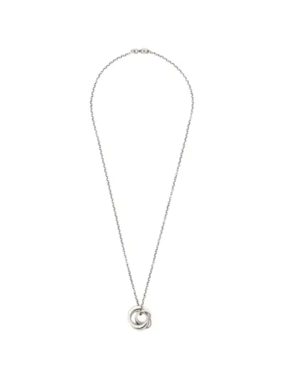 WERKSTATT:MÜNCHEN four rings necklace - Silver