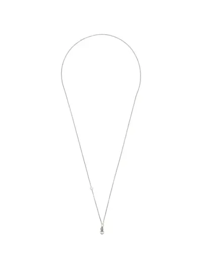WERKSTATT:MÜNCHEN heart-pendant chain necklace - Silver