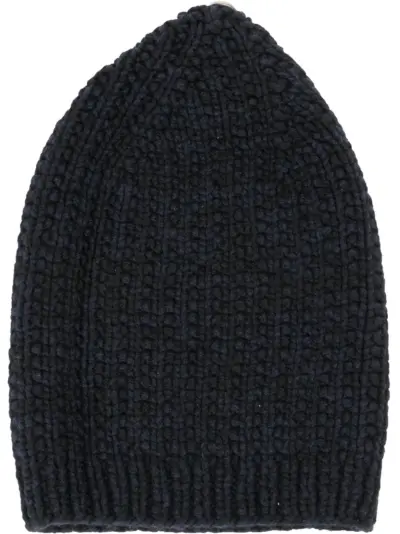 WERKSTATT:MÜNCHEN knitted cap - Blue