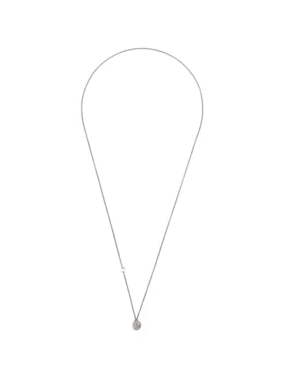WERKSTATT:MÜNCHEN peace-sign pendant necklace - Silver