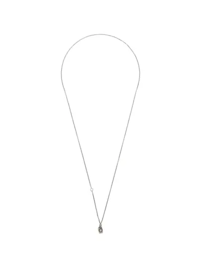 WERKSTATT:MÜNCHEN tag-detail chain necklace - Silver