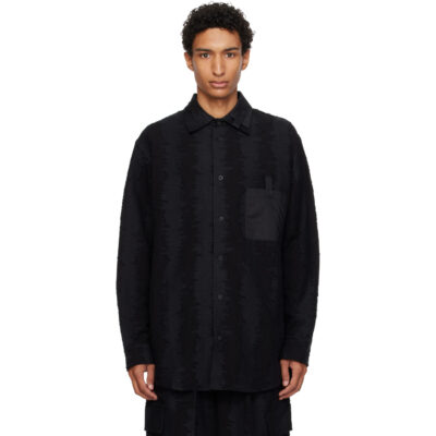 Y-3 Black Deco Stitch Long Sleeve Shirt