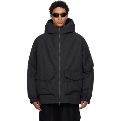 Y-3 Black GTX Padded Hooded Jacket