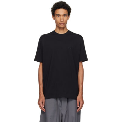 Y-3 Black Regular Short Sleeve T-shirt